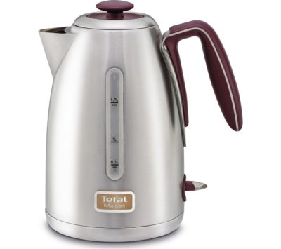 TEFAL  Maison KI2605UK Jug Kettle - Stainless Steel & Pomegranate Red